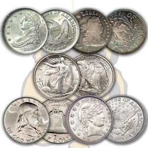 Pot Of Gold US Coinage Guide, Half Dollars