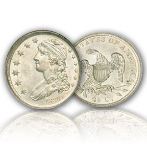 U.S. Coinage Capped Bust Quarter Small