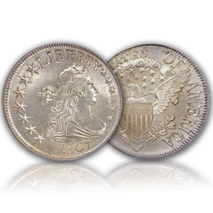 U.S. Coinage Draped Bust Dollar Large Eagle