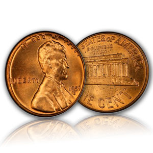 U.S. Coinage Lincoln Memorial Cent
